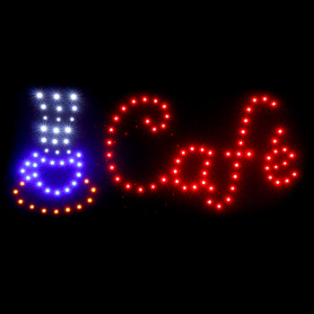 Cafe Neon Sign Wall Hanging Decorations