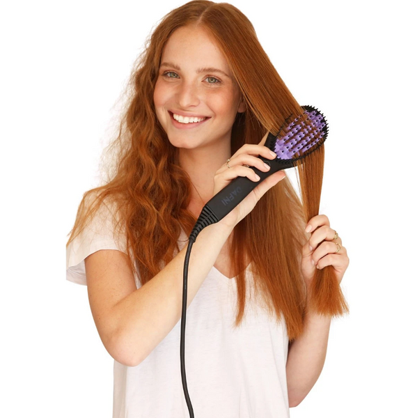 Dafni Original Hair Straightening Ceramic Brush - Tamidly.com