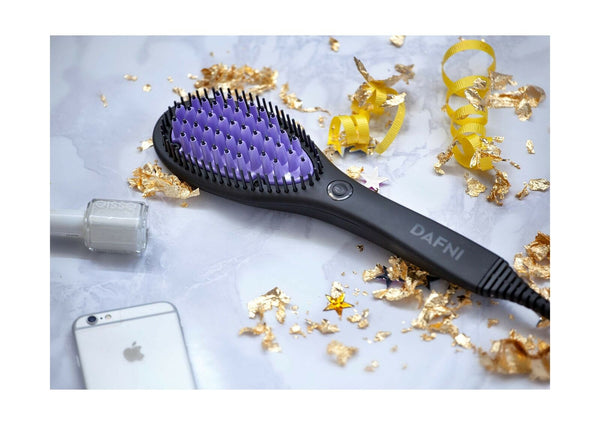 Dafni Original Hair Straightening Ceramic Brush - Tamidly.com